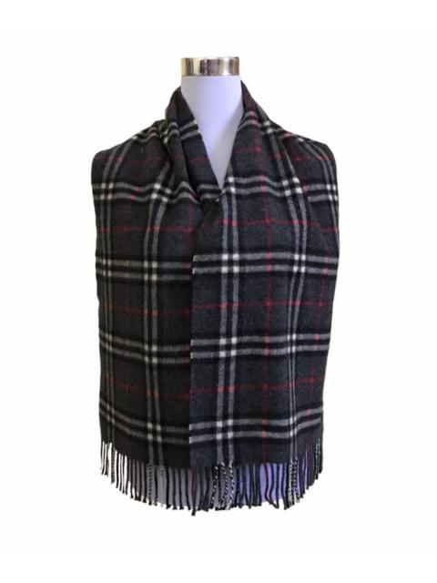 Burberrys Plaid Design Cashmere Muffler