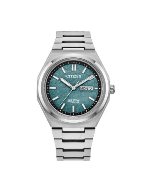 Citizen - Citizen Zenshin Three-hand Green Dial Men's Watch AW0130-85X
