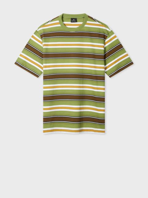 Paul Smith Light Green Stripe T-Shirt