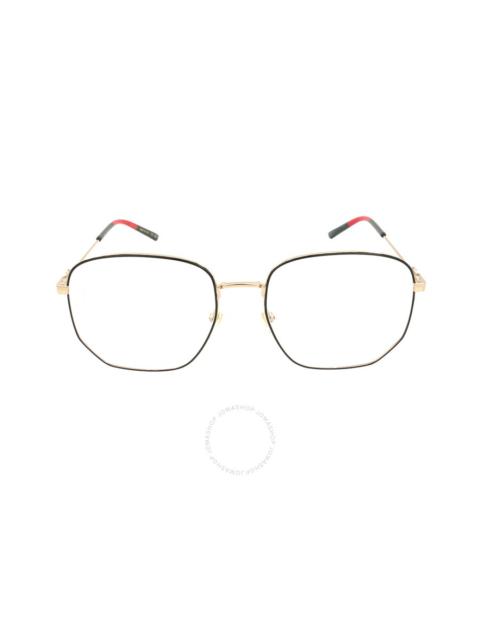 GUCCI Gucci Demo Geometric Ladies Eyeglasses GG0396O 001 56