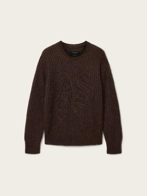 ALLSAINTS CHAINY EMBROIDERED SWEATER