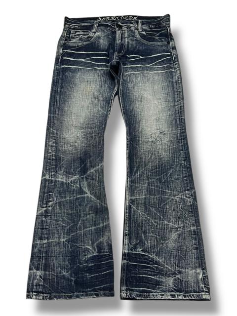 Other Designers Sorridere Whisker Washed Flared Jeans