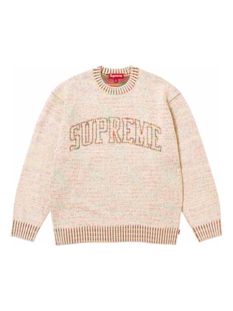 Supreme Contrast Arc Sweater 'Beige' SUP-SS24-078