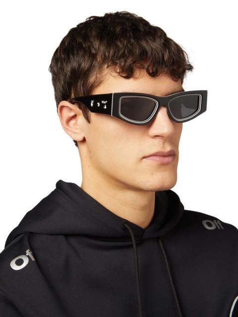 Off-White NEW OFF-WHITE ANDY 11007 BLACK UNISEX SUNGLASSES OFF-WHITE
