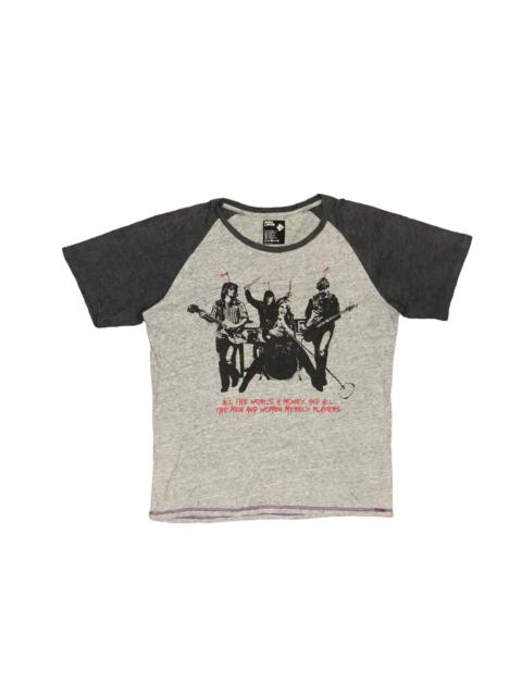 Other Designers Japanese Brand - PPFM s/s raglan rock band tee