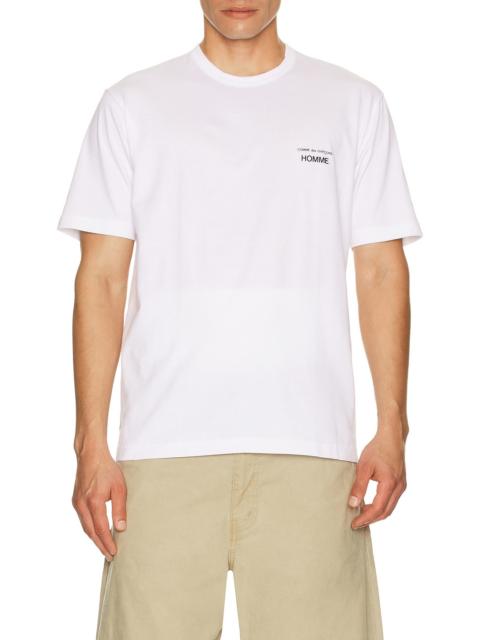 Comme des Garçons Homme Logo Tee