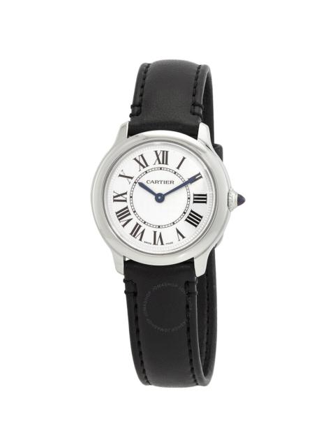 Cartier Ronde Must De Cartier Quartz Silver Dial Ladies Watch WSRN0030