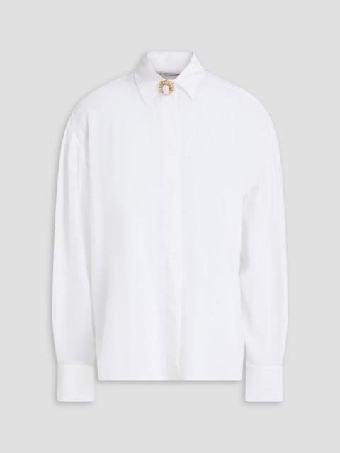 Sandro Washed-silk shirt