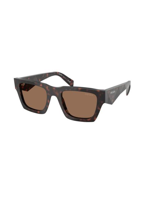 Prada Prada Brown Square Men's Sunglasses PR A06S 17N06B 50