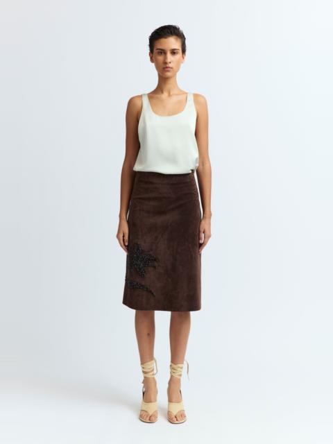 16ARLINGTON DAFNE SKIRT IN SUEDE