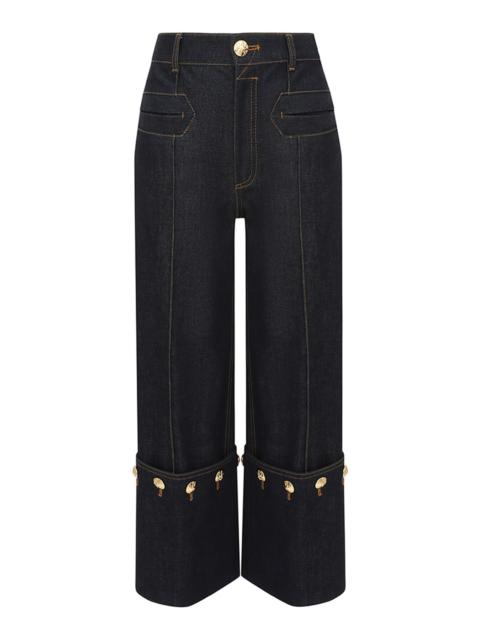 Zimmermann Rebellion Straight Crop Jean dark wash