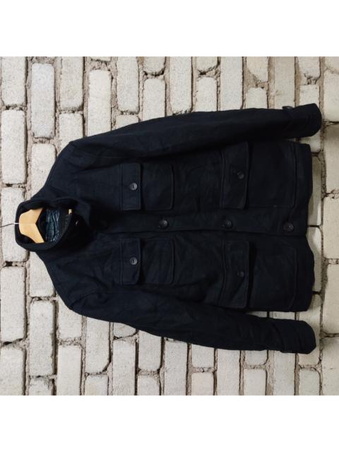 Other Designers Guess - GUESS LA USA Heavy Coat Wool Multipockets Jacket