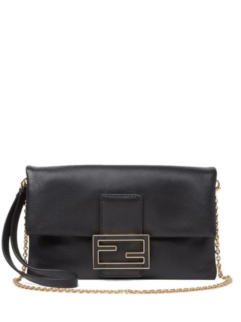 FENDI Fendi Women Nappa Leather Mamma Baguette Pouch With Chain