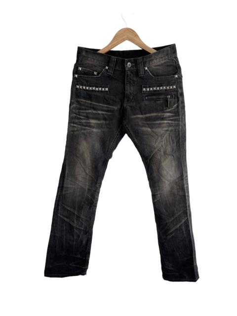 Other Designers Japanese Brand - SEMANTIC DESIGN Punk Style Zipper Bootcut Flared Jeans
