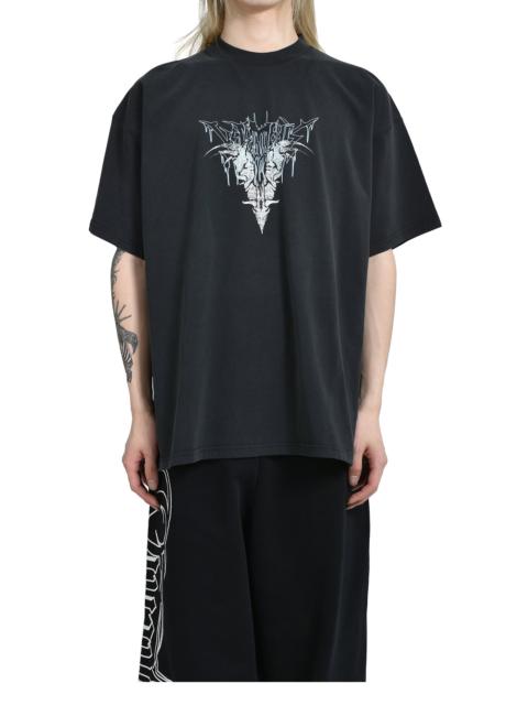 VETEMENTS BONE V REGULAR T-SHIRT / BLK