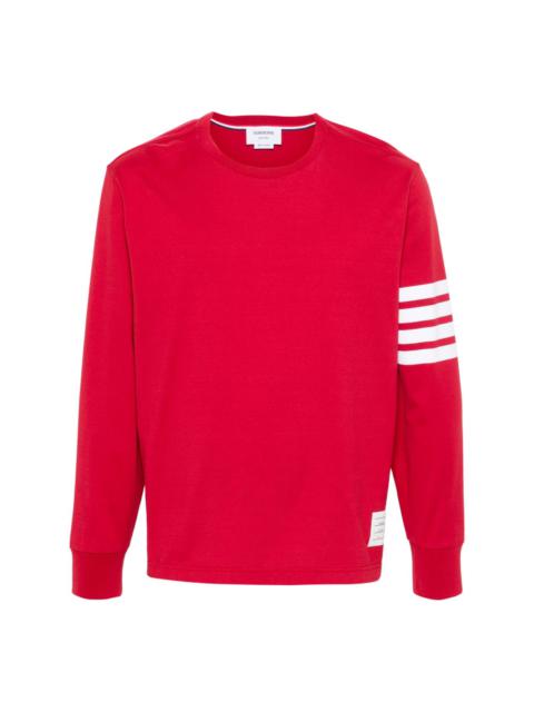 Thom Browne 4-Bar stripe cotton T-shirt
