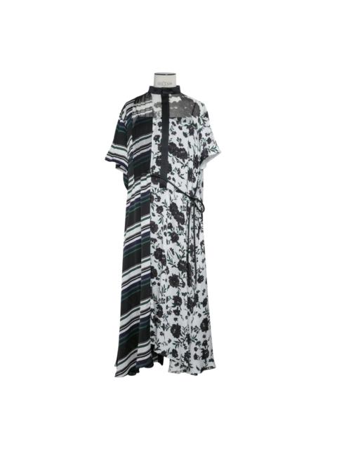 sacai Pattern Mix Dress