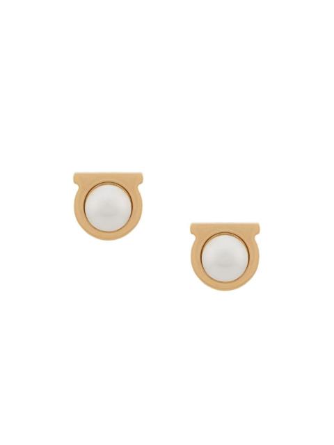 FERRAGAMO Ferragamo Women Gancini Pearl Earrings