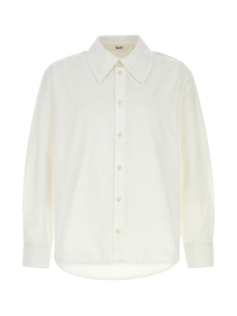 Séfr White poplin Trino shirt
