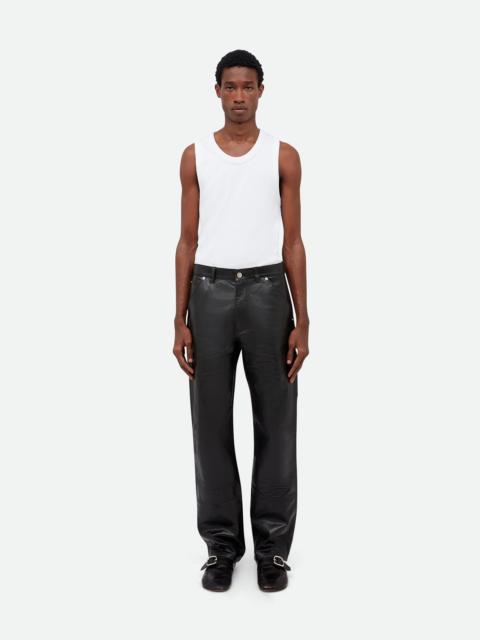 WALES BONNER Nomad Leather Trouser