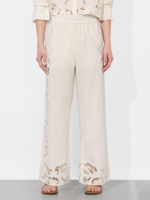 Alice + Olivia TANYA EYELET PULL ON PANT
