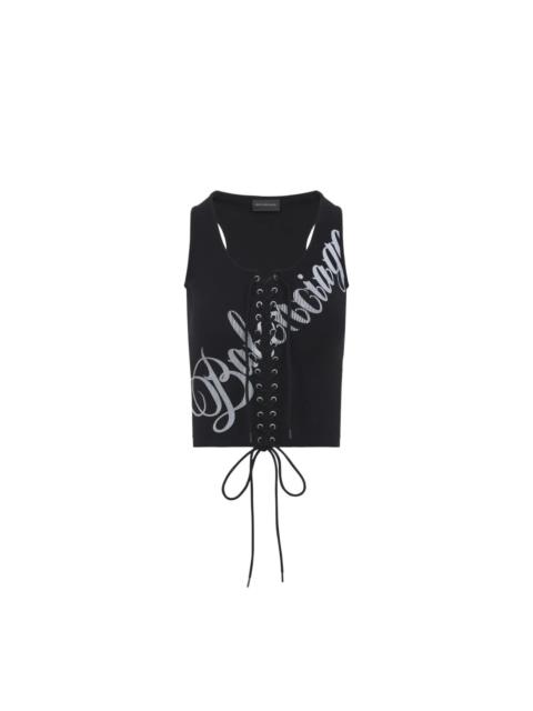 BALENCIAGA BALENCIAGA Black Lace Top New & Authentic (Women's size:4;)