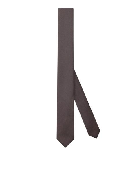 GUCCI SILK TIE WITH CREPE EFFECT