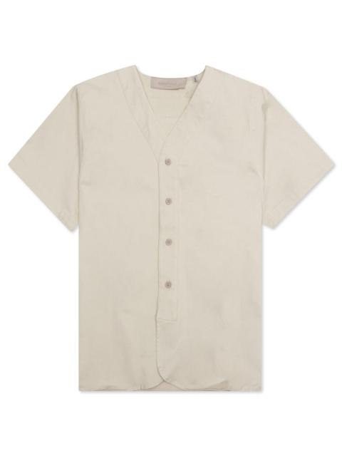 ESSENTIALS FEAR OF GOD ESSENTIALS WOMEN'S BOY SCOUT SHIRT - WHEAT