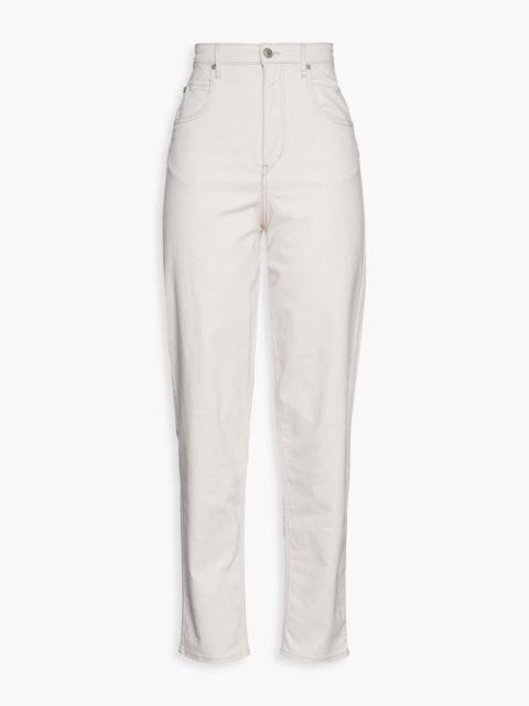 Isabel Marant Étoile Corfy high-rise tapered jeans