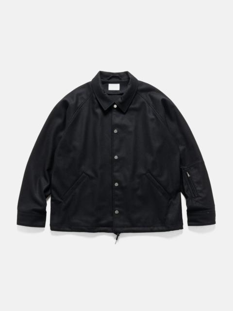 SOPHNET. Light Melton Wool Coach Jacket Black