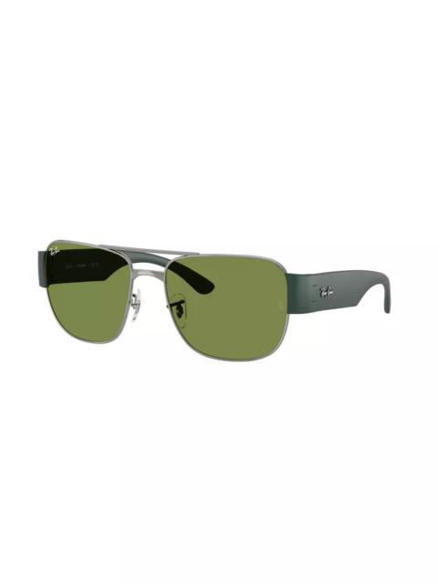 Ray-Ban RB3756 Green Sunglasses - Gunmetal