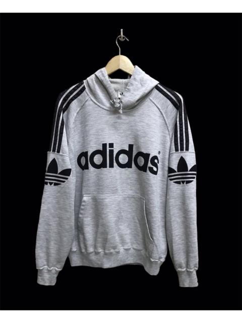 adidas VINTAGE 90s ADIDAS SPELLOUT DISTRESSED PULLOVER HOODIE