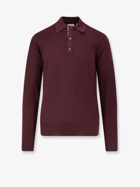 Burberry Burberry Marcus Ls Ct Wool Polo Shirt