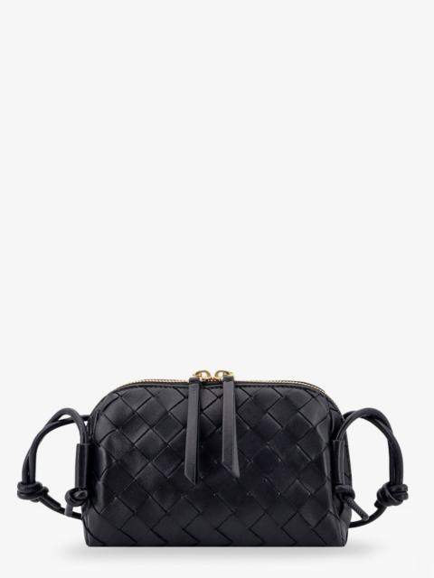 Bottega Veneta Bottega Veneta Concert Pouch Leather Crossbody Bag With Intrecciato Motif
