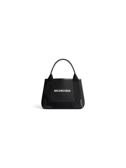 BALENCIAGA Women's Navy Xs Tote Bag in Black