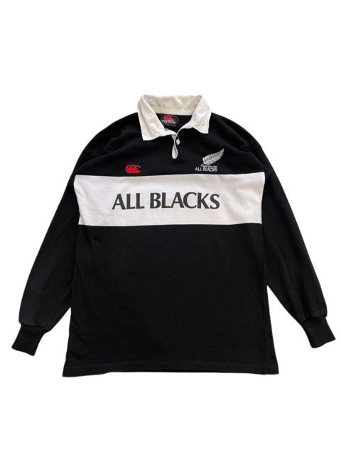 Other Designers Canterbury of New Zealand - 90s Canterbury All Blacks Rugby Shirt Made in New Zealand