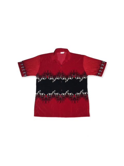 Other Designers vintage fire flame shirt rockabilly style