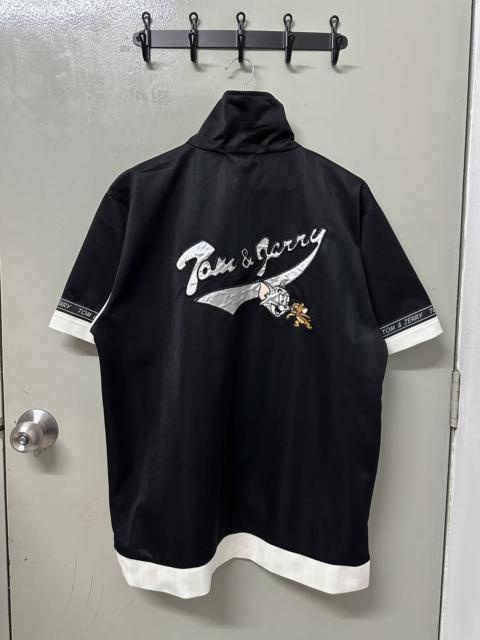 Other Designers Vintage TOM&JERRY Embroidery Logo Zipper Jacket