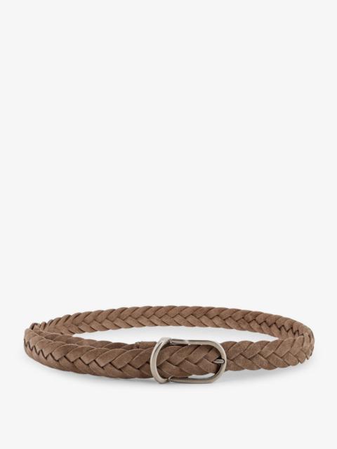 Brunello Cucinelli Brunello Cucinelli Braided Suede Belt