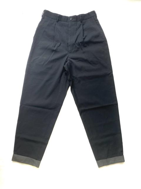 Comme Des Garçons VTG 1994 Comme des Garcons Homme contrast Roll Up Trousers