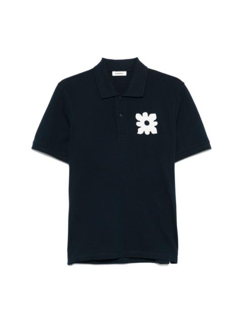 patch-detail polo shirt