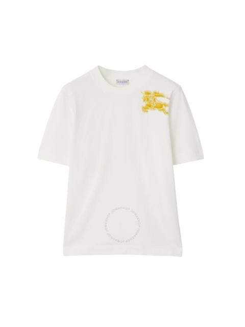 Burberry Logo Printed Crewneck Cotton T-Shirt