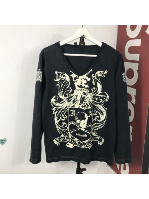 Other Designers If Six Was Nine - Gold stich japan in the attic skull Poem Punk Rebel Dead