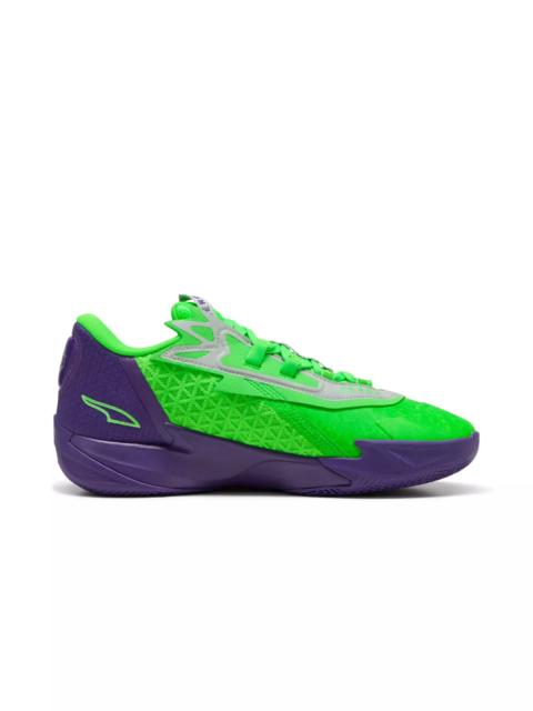 PUMA PUMA Scoot Zeros II NXTPRO Hoops "Team Violet/Fluro Green Pes" Men's Basketball Shoe
