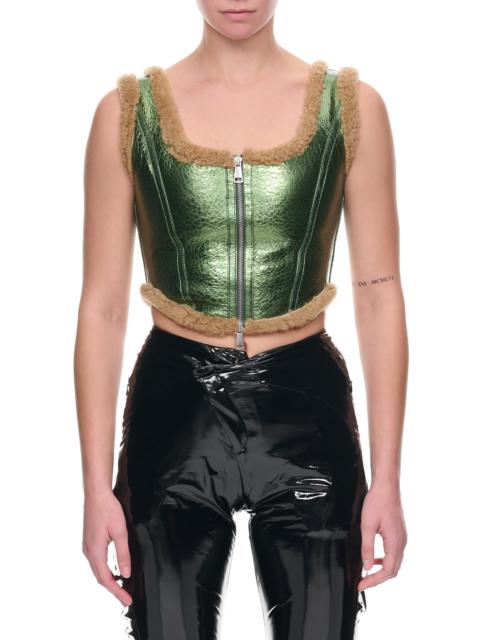 Jean Paul Gaultier Laminated Black Corset