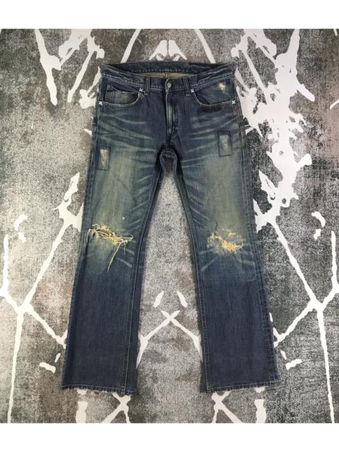 Other Designers Vintage - Distress Vintage Lee Jeans Flared Denim KJ2364