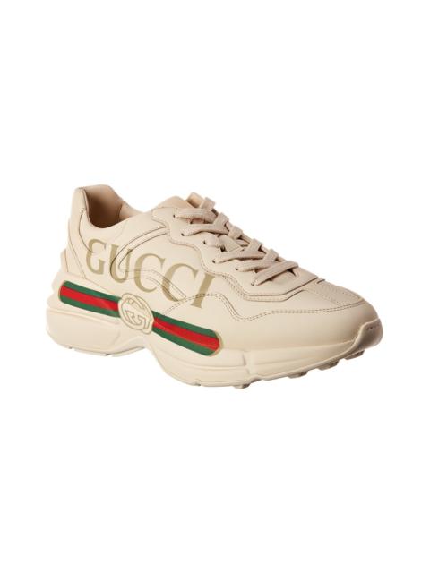 GUCCI Gucci Rhyton Logo Leather Sneaker