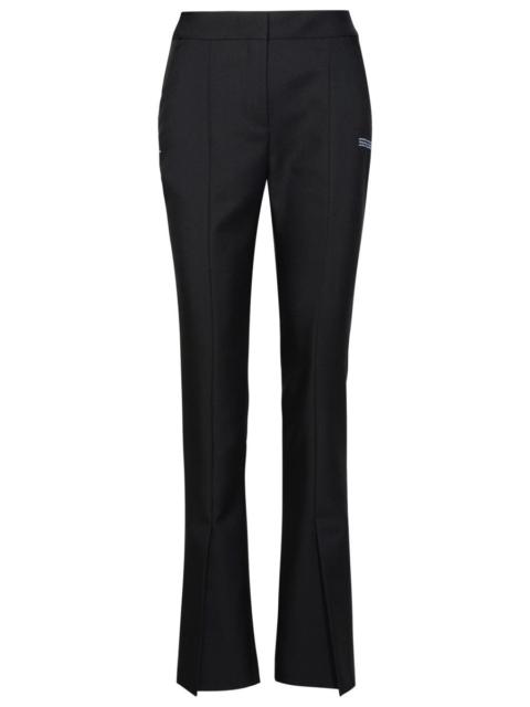 OFF-WHITE 'CORPORATE TECH' BLACK POLYESTER PANTS