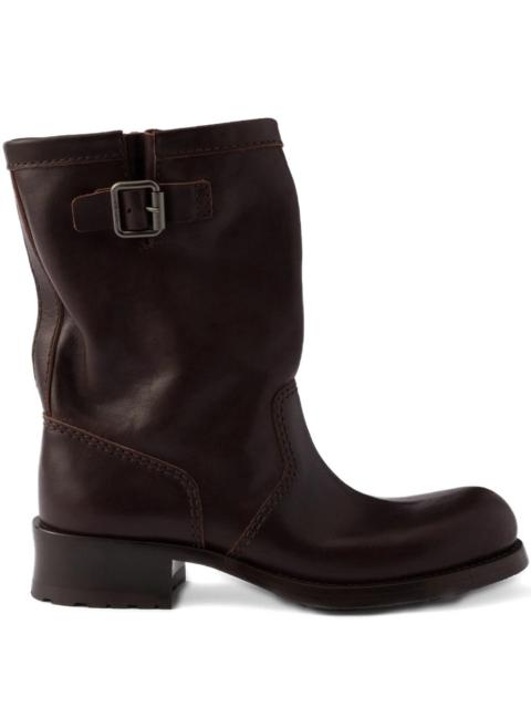 Prada Prada Women Stivaletti In Pelle