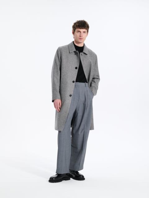 Mackintosh Dunkeld Houndstooth Wool Coat